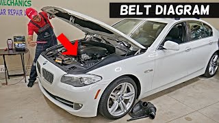 BMW SERPENTINE BELT DIAGRAM F10 F11 BMW 528i 520i F10 F11