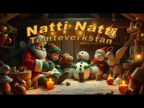 Godnattsaga för barn – Natti Natti Tomteverkstan | Sovdagsvideo med djur