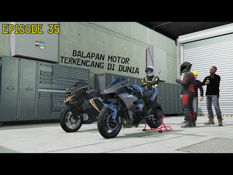 Superhayabusa Vs H2R Motor Terkencang Di dunia - Eps 35 - Serial Rojlai4