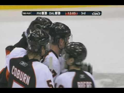 Scott Hartnell scores vs Stars - 3-18-10