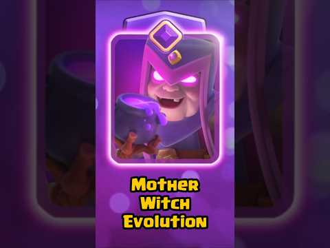 🧙‍♀️ Mother Witch Evolution #clashroyale