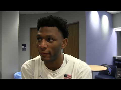 UNC Jalen Washington Post-Charleston Southern Press Conference | Inside Carolina Interviews