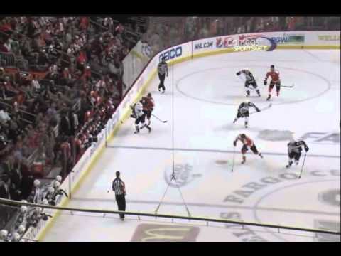 Darroll Powe scores vs the Avalanche - 10-11-2010