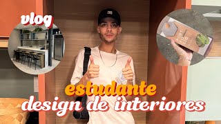 o dia de um estudante de design de interiores: visita técnica, marcenaria, showroom e brindes