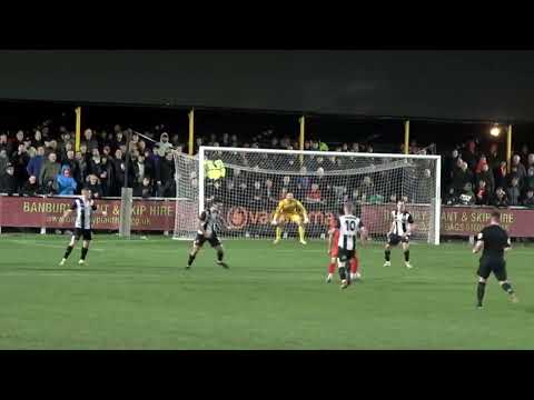 Banbury United 3 Chorley 0 - Alternative views of the three goals