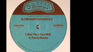 DJ Reverend P - Party down