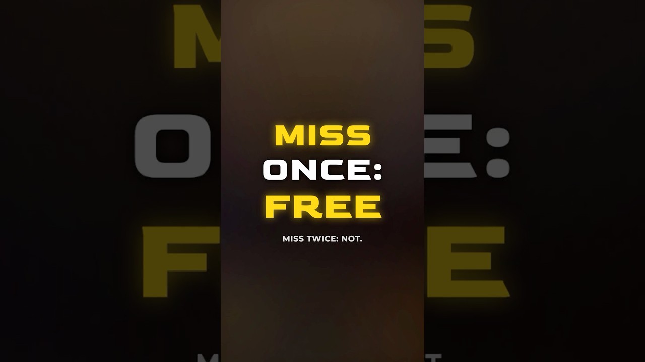 Never Miss Twice: The Only Consistency Rule Lifters Need | Video Guide