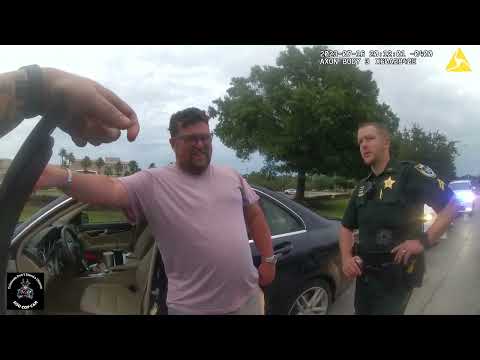 Super Drunk Man-Child with 3 DUI's makes Cops work for Number 4 - Police Bodycam