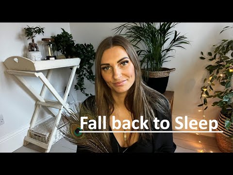 ASMR REIKI to fall back asleep | plucking worries & bad dreams | sleepy energy healing