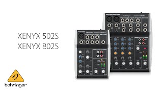 Video thumbnail for Introducing Behringer XENYX 502s and XENYX 802s Mixers by Behringer
