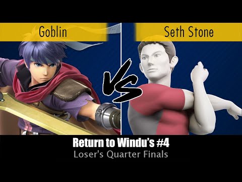 Return to Windu's #4 - Goblin (Ike) Vs. Seth Stone (Wii Fit Trainer) - Loser's Quarter-Finals