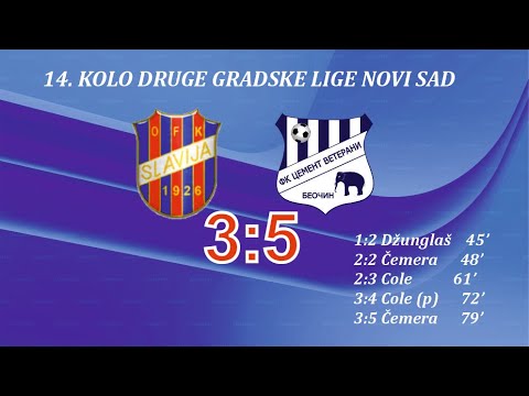 F.K. "Slavija" Novi Sad - F.K. "CEMENT" Beočin  3:5 (Veterni)