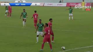 Nepal VS Bangladesh Live | FIFA Tire-1 International Match 11th Ashoj | ADR Digital