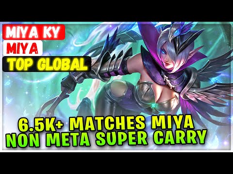 6.5K+ Matches Miya Non Meta Super Carry [ Top Global Miya ] Miyα KY - Mobile Legends Emblem Build