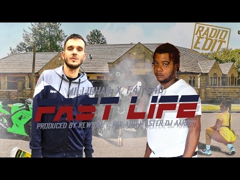 MILLICHAB X F4T G4D - FAST LIFE /LYRICS VIDEO/ (Radio Edit)
