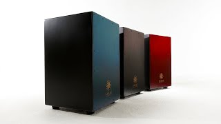 Video thumbnail for New CAJ-100/W BK/RD/BL Color variations by Sakae Drums Official
