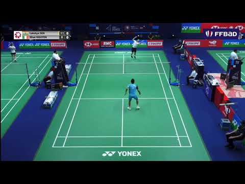 BWF Yonex French Open 2021 Nhat Nguyen vs Lakshya Sen