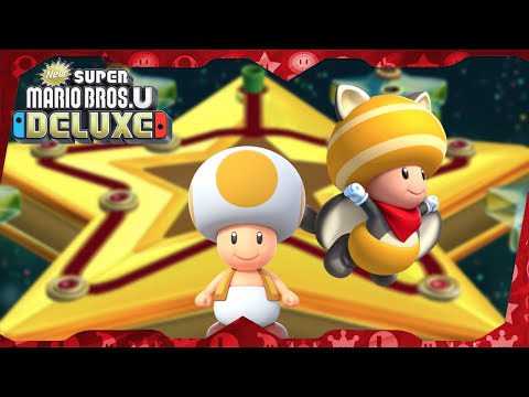 New Super Mario Bros. U Deluxe ᴴᴰ | World 9 (All Star Coins) Solo Toad