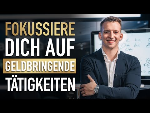 Focus on money-making activities - smart work before hard work!