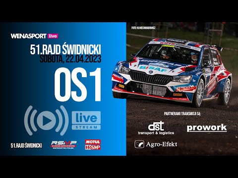 NA ŻYWO - OS1 51 Rajd Świdnicki 2023 LIVE
