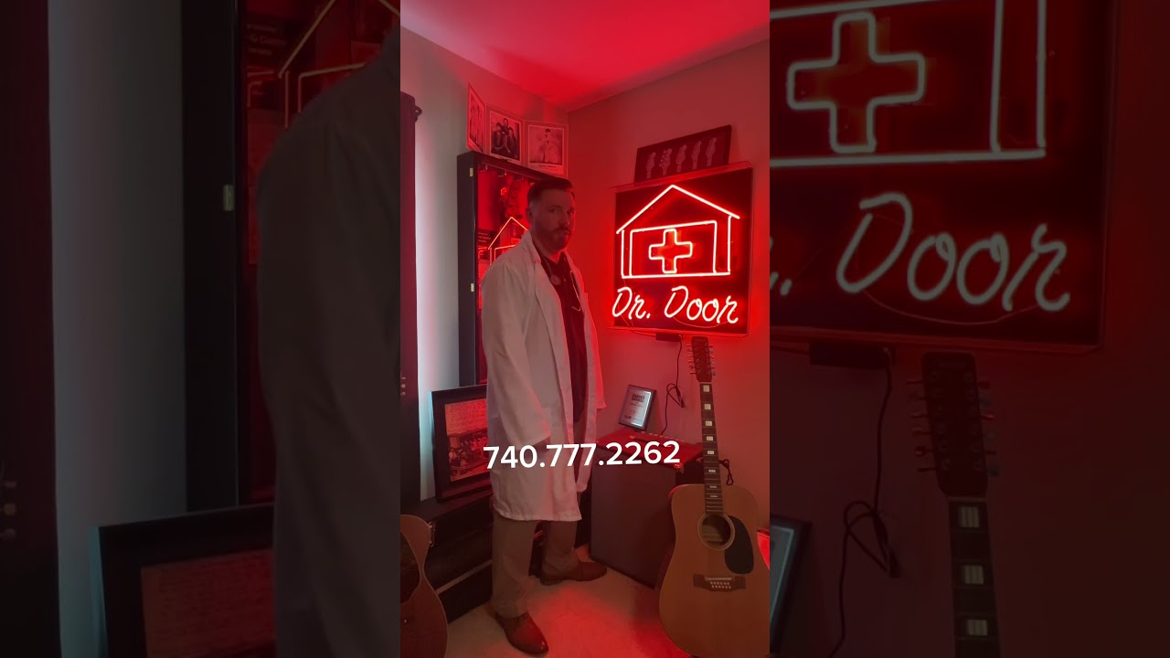 Oh, he’s is sleeping! #drdoor #fairfieldcounty #garagedoor #dadjokes