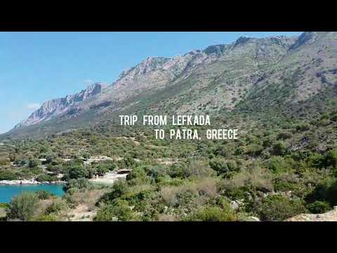 Trip from Lefkada to Patra, Greece