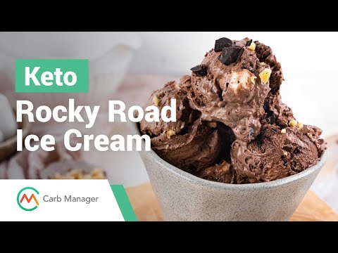 Keto Rocky Road Ice Cream Recipe