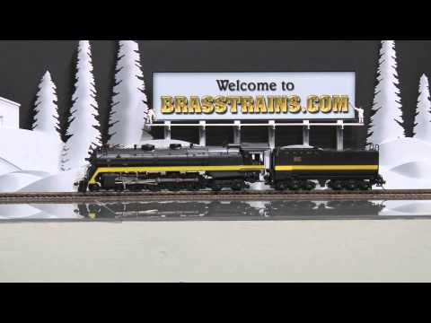 053514-HO Brass Model Train - Overland Models OMI 1528.1 NC&STL 4-8-4 #574 Yellow Jacket - w/ DCC