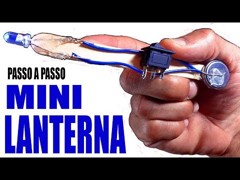 Como fazer Mini Lanterna com Palito de Picolé e Led !!!