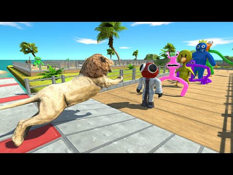 Lion Oasis Death Run vs Rainbow Friends - ARBS