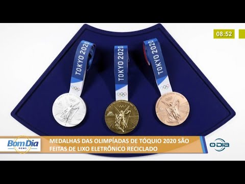 Medalhas das Olimpíadas de Tóquio 2020 são feitas de lixo eletrí´nico reciclado 03 08 2021