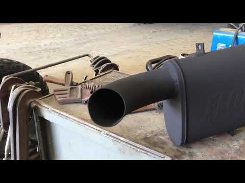 $50 DIY Polaris RZR aftermarket exhaust