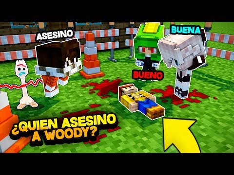 ¿QUIÉN ES EL ASESINO DE WOODY? - TOY STORY 4 EN MINECRAFT
