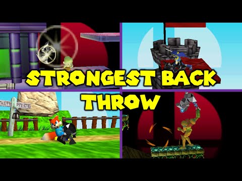 Who Has the Strongest Back Throw in Smash REMIX (v1.1.1)