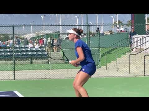 Linda Noskova 107 Sexy Czech Women's Tennis Practice Indian Wells 2024 #indianwells