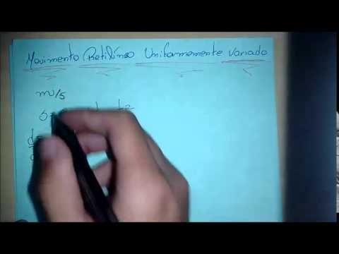 MRUV ( com calculo )