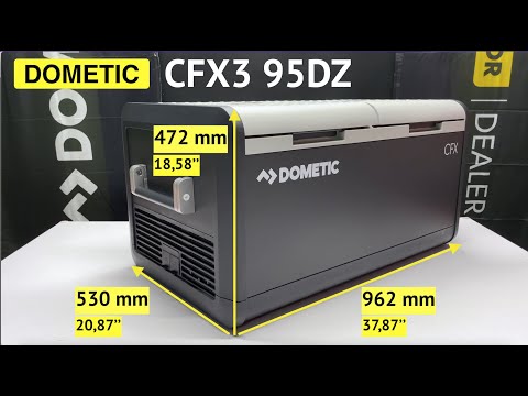 Dometic CFX3 95DZ Mobile dual-zone compressor cool box, 93 l