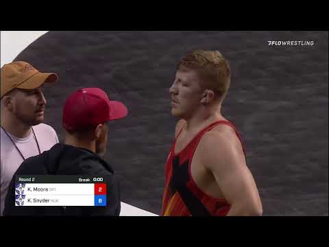 97 Kg Round 2 - Kollin Moore, Ohio RTC / TMWC Vs Kyle Snyder, Nittany Lion Wrestling Club  -  TMWC
