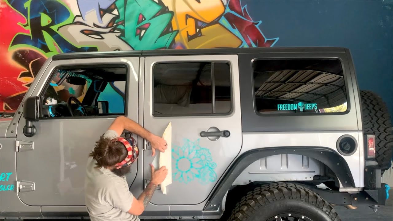 Installing A Large One Panel Vinyl Graphic