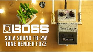 Video thumbnail for Boss TB-2W Waza Craft Tone Bender by Pedal of the Day