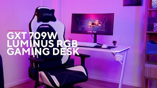 GXT709W LUMINUS RGB DESK WHITE