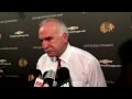 Coach Quenneville on passing of assistant.