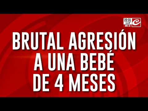 ¡Salvajismo y horror! Una beba de 4 meses pelea por su vida tras una brutal golpiza de sus padres