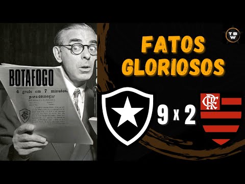 Botafogo vence Flamengo por 9 a 2, na casa do rival - Fatos Gloriosos
