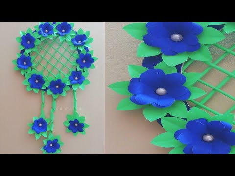 Paper Flower Wall Hanging - Wall Decoration Ideas - DIY Room Decor 2019 Video