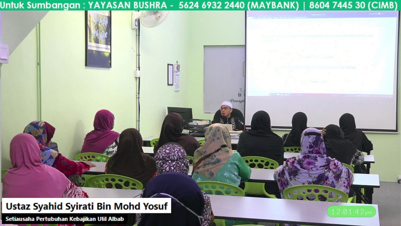 Kuliah Ilmu Mingguan Asnaf - 08 September 2024