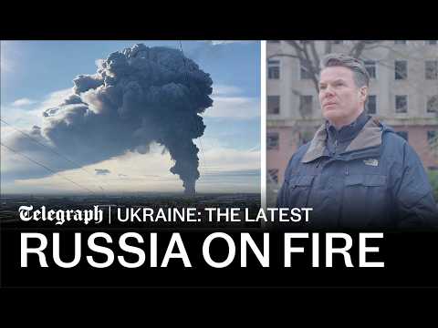 St Petersburg burns as new ‘number one target’ revealed & touring a frontline city | War latest news