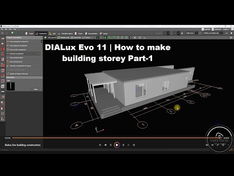 DIALux Evo 11 | How to make building storey Part-1 #dialuxevo #dialux #lightingdesign
