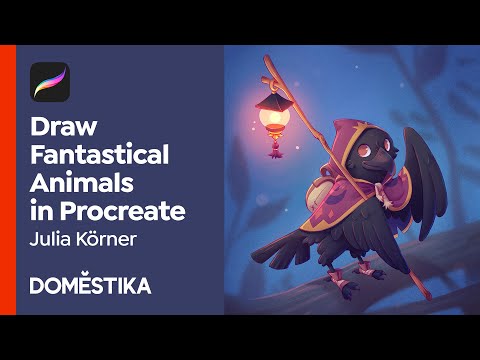 Illustrating Fantastical Animals with Procreate - Course by Julia Körner  | Domestika English
