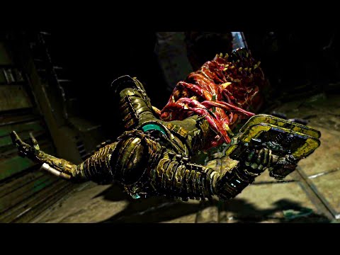 Dead Space Remake - All Drag Tentacle Attacks (4K ULTRA HD)